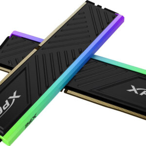 Kit Barrettes mémoire 16Go (2x8Go) DIMM DDR4 Adata XPG SpectriX D35G RGB 3600Mhz (Noir)