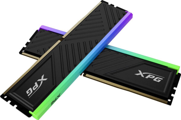 Kit Barrettes mémoire 16Go (2x8Go) DIMM DDR4 Adata XPG SpectriX D35G RGB 3600Mhz (Noir)